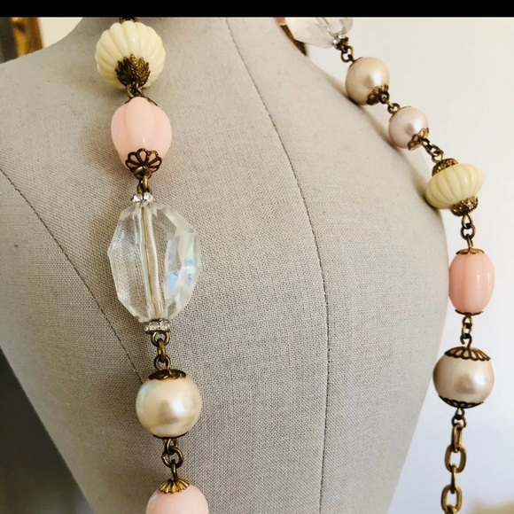 Vintage signed YOSCA statement necklace - Picture 10 of 11